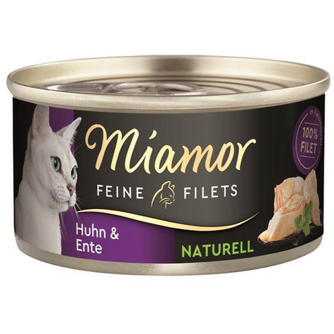 Miamor Fine Filets Natural Kyckling Och Anka 80g