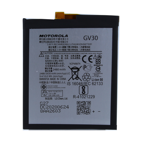 Motorola Gv30 2630mah Moto Z Droid Litiumjonbatteri