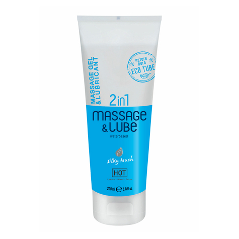 2 In 1 Hot Massage Gel And Lubricant Silky Touch