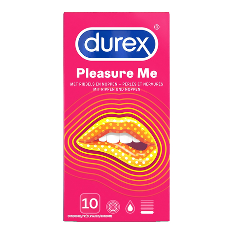 Durex Pleasure Me Condomers 10 Kondomer