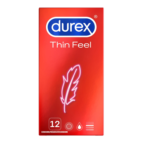 Durex Thin Feel Condomers 12 Enheter