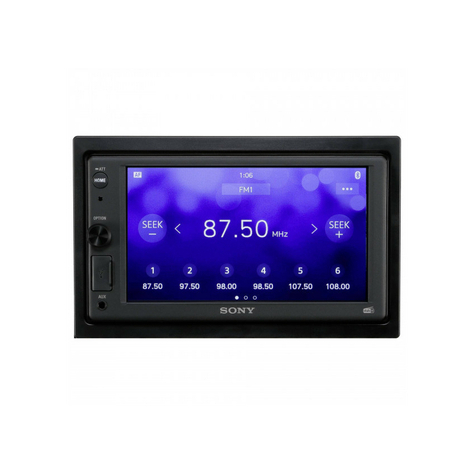 Sony Xav1550d.Eur Bluetooth/Dab-Mediamottagare