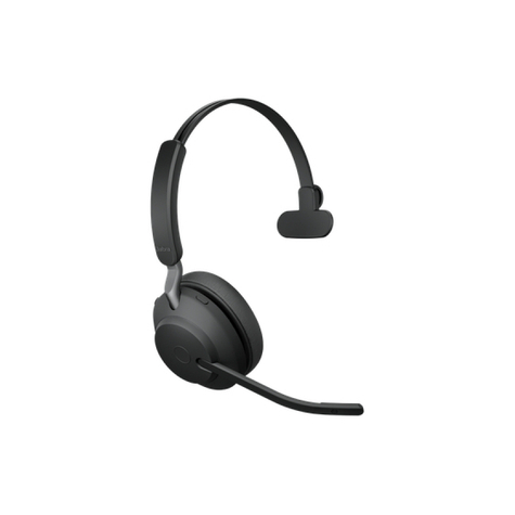 Jabra Evolve2 65 Uc Svart Headset Mono, Usb-A, Konvertibel