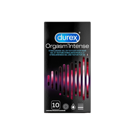 Durex Orgasm Intense Kondomer 10 Kondomer