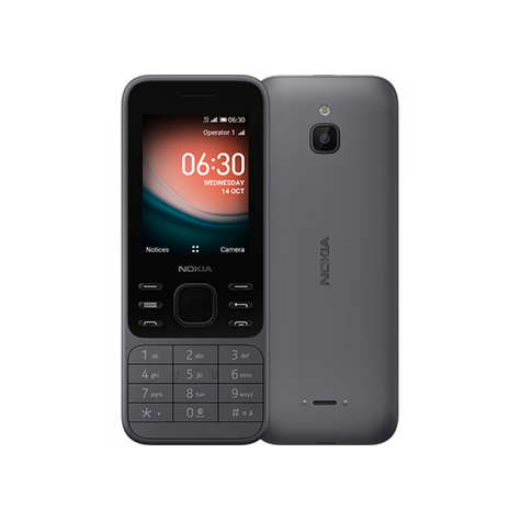 Nokia 6300 4g Dual-Sim Träkol