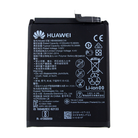 Huawei Hb486586ecw 4100mah Mate 30 Originalbatteri