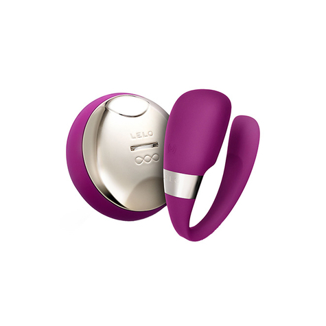 Stimulator : Lelo Tiani 3 Deep Pink Luxury Uppladdningsbar Massageapparat