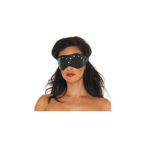 Masks : Leather Blindfold Mask