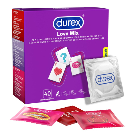 Kondomer Durex Love Mix 40-Tal