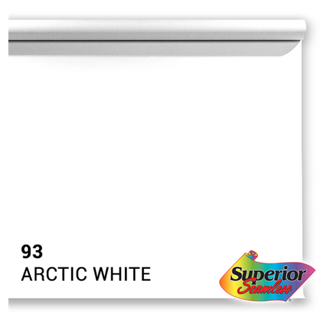 Superior Background Paper 93 Arctic White 2.18 X 11m