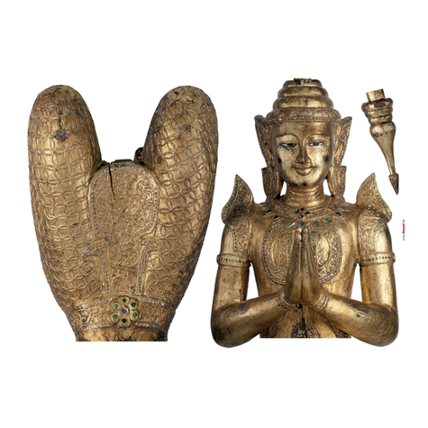 Vägg Tatuering - Buddha - Storlek 100 X 70 Cm