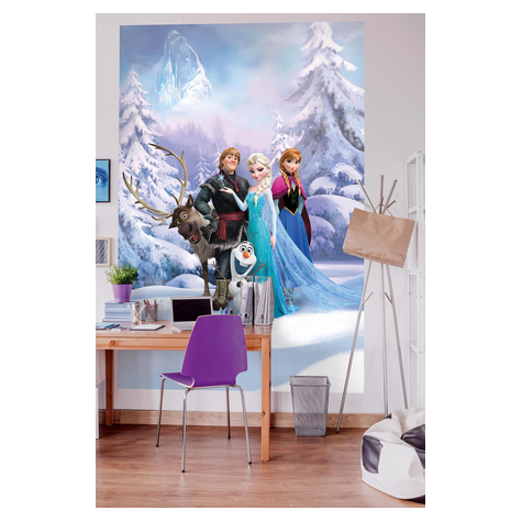 Photomurals  Photo Wallpaper - Frozen Winter Land - Size 184 X 254 Cm