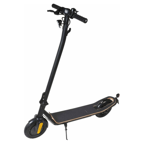 denver e-scooter thor classic scooter 20 km/h 120 kg båda könen svart orange 2 hjul/hjul