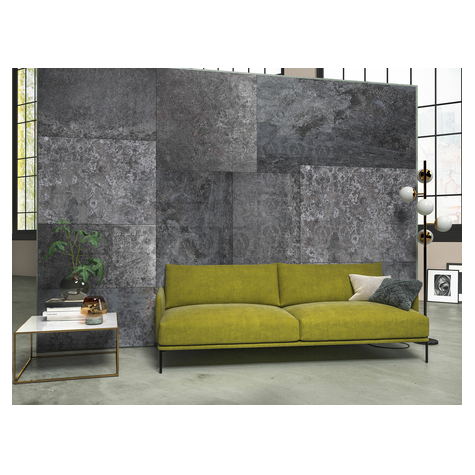 Non-Woven Wallpaper - Ambra Nera - Size 368 X 248 Cm