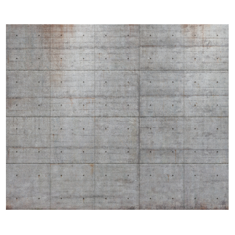 Non-Woven Wallpaper - Concrete Blocks - Size 300 X 250 Cm