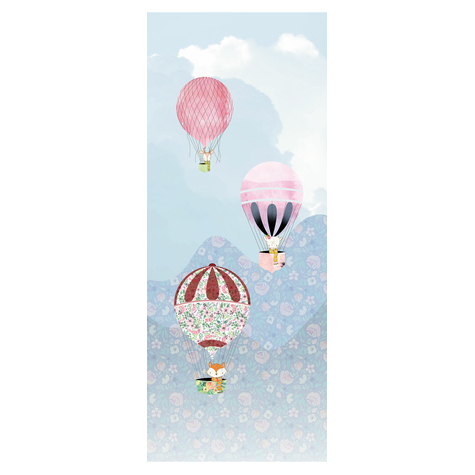Fototapeter  - Happy Balloon Panel - Storlek 100 X 250 Cm