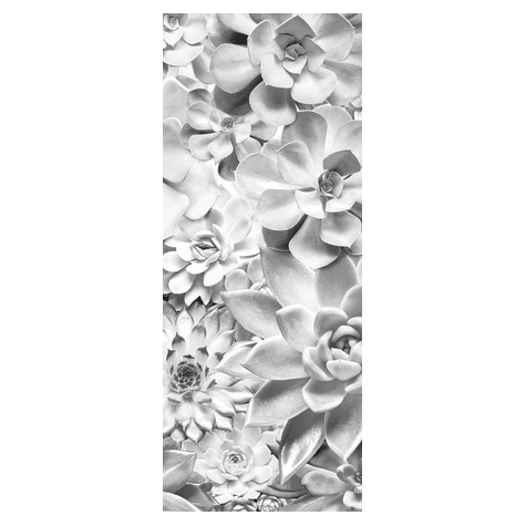 Fototapeter  - Shades Black And White Panel - Storlek 100 X 250 Cm