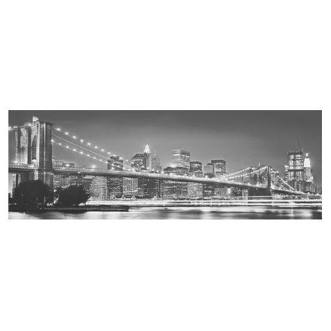 Fototapeter  - Brooklyn Bridge - Storlek 400 X 140 Cm