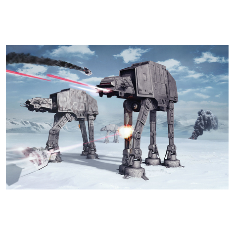Fototapeter  - Star Wars Battle Of Hoth - Storlek 400 X 260 Cm