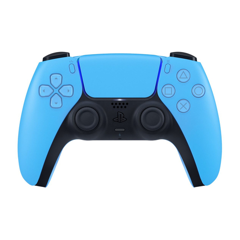 Sony Playstation5 Ps5 Dualsense Trådlös Handkontroll Starlight Blue