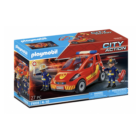 Playmobil City Action - Brandkårens Lilla Bil (71035)