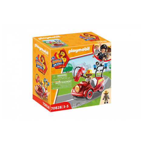 Playmobil Duck On Call - Mini Car Fire Brigade (70828)