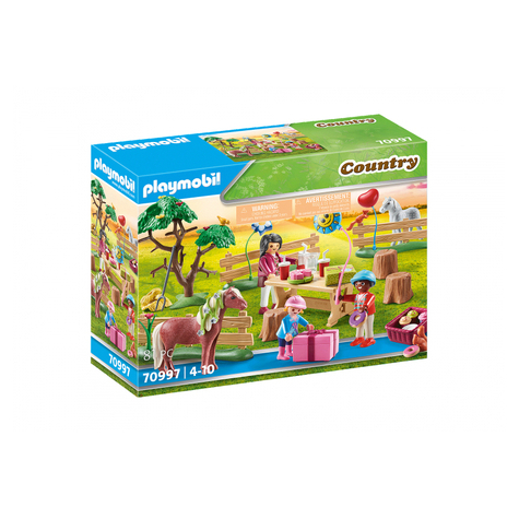 Playmobil Country - Barnens Födelsedagsfest På Ponnygården (70997)