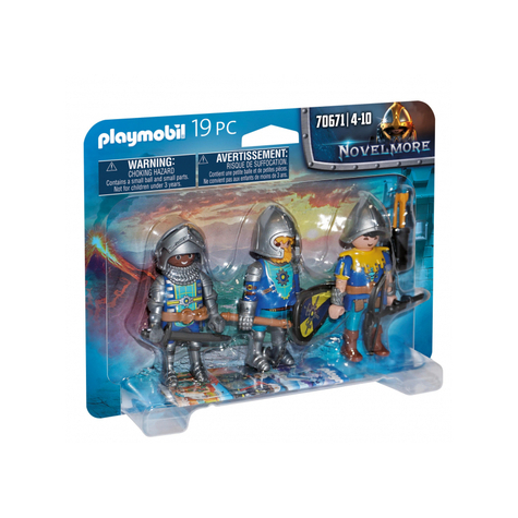 Playmobil Novelmore - Set Med 3 Novelmore Riddare (70671)