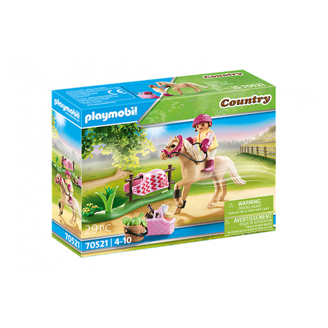 Playmobil Country - Samlingsbar Tysk Ridande Ponny (70521)