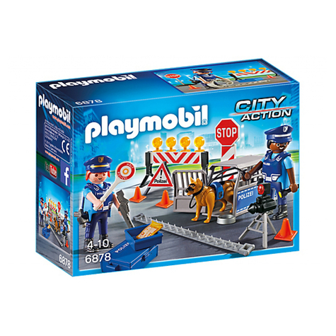 Playmobil City Action - Polisbarriär (6878)