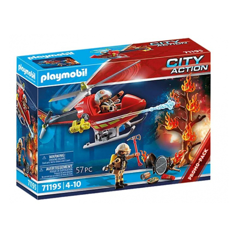 Playmobil City Action - Brandkårens Helikopter (71195)