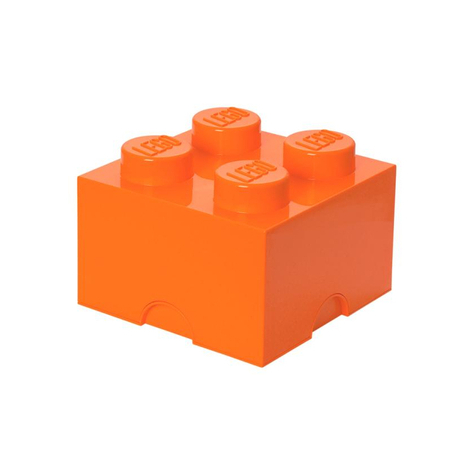 Lego Förvaringssten 4 Orange (40031760)
