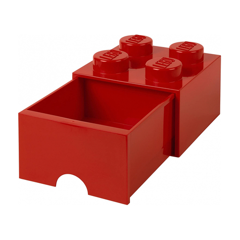 Lego Förvaringslådan För Klossar 4 Red (40051730)