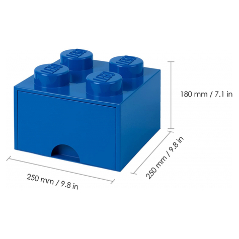 Lego Förvaringslådan För Klossar 4 Blå (40051731)