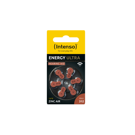 Intenso Energy Ultra A312 Pr41 Button Cell F Hgere Blister Med 6 St 7504436