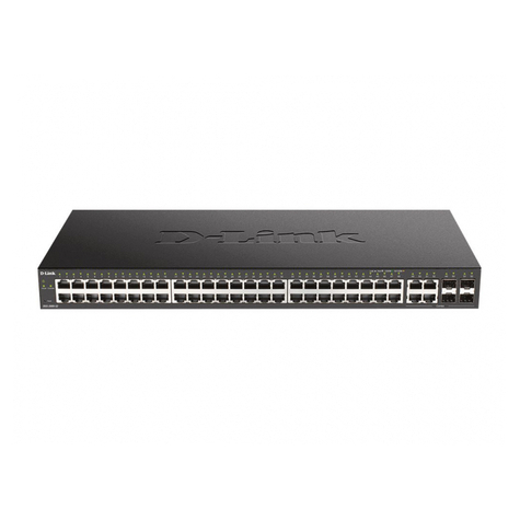 Dlink L3-Styrd 48x10/100/1000+ 4x Fast Ethernet/Gigabit Sfp Dgs-2000-52