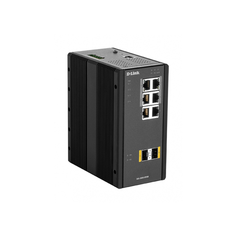 D-Link Industrial Gigabit Managed Poe Switch Med Sfp-Platser Dis-300g-8psw