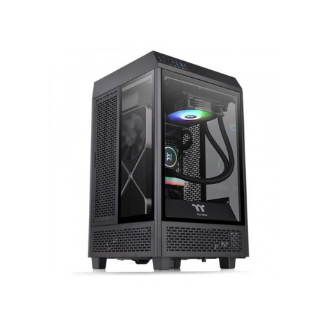 Thermaltake Pc Chassi The Tower 100 Black - Ca-1r3-00s1wn-00