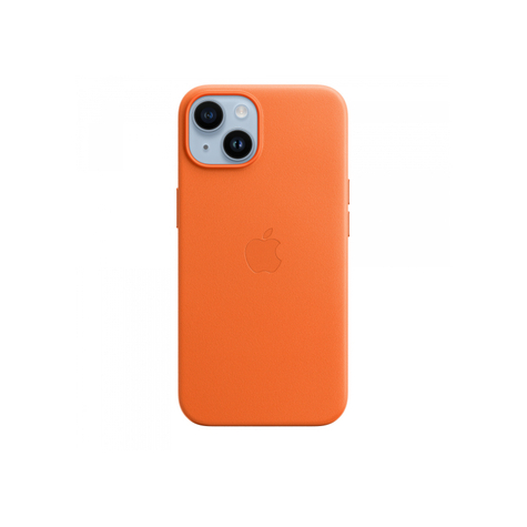 Apple Iphone 14 Läderfodral Med Magsafe Orange Mpp83zm/A
