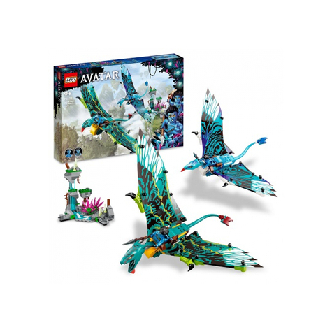 Lego Avatar - Jake Och Neytiris Första Flygning På En Banshee (75572)