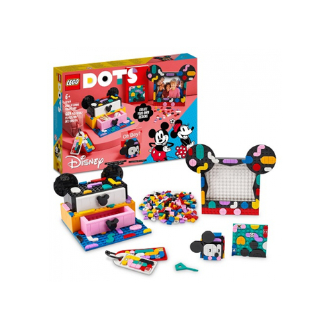 Lego Dots - Disney Mickey Och Minnie - Tillbaka Till Skolan - Kreativ Låda (41964)