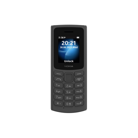 Nokia 105 4g Svart Dual Sim 16vegb01a08