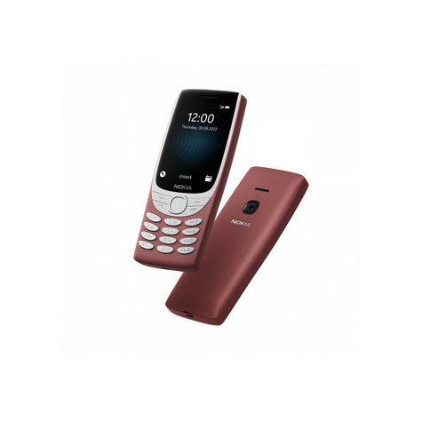Nokia 8210 4g Red Feature Phone No8210-R4g