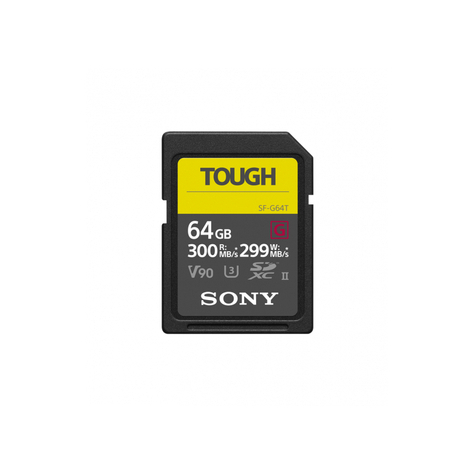 Sony Sf-G-Serien Sf-G 64 - Flashminneskort Sf64tg