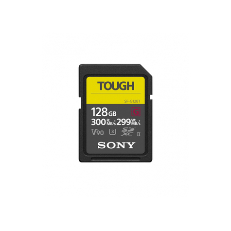 Sony Sf-G-Serien Tough Sf-G 128t - Flashminneskort Sfg1tg