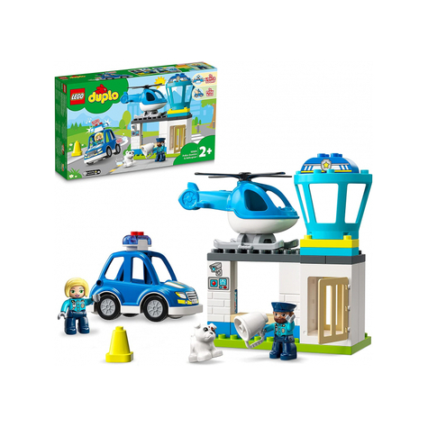 Lego Duplo - Polisstation Med Helikopter (10959)