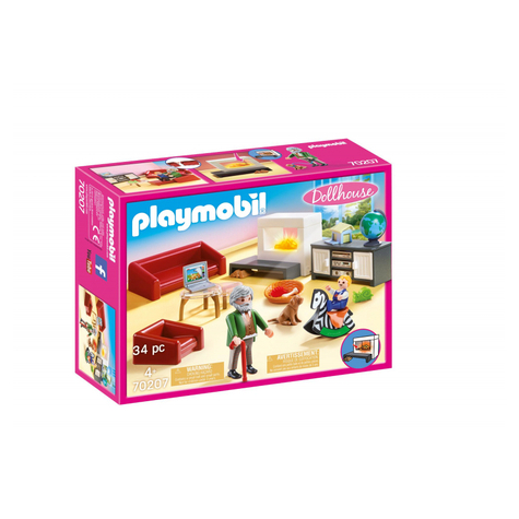 Playmobil Dockhus - Mysigt Vardagsrum (70207)