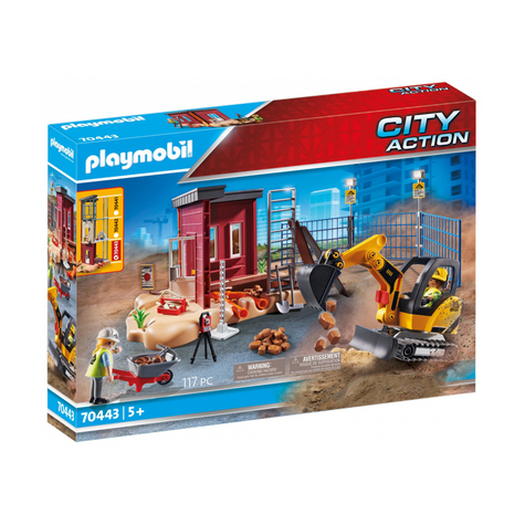 Playmobil City Action - Minigrävare Med Komponent (70443)