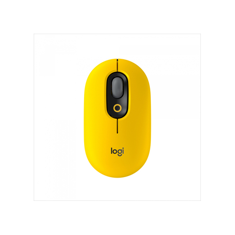 Logitech Wireless Pop Mouse Mit Emoji - Gelb - 910-006546