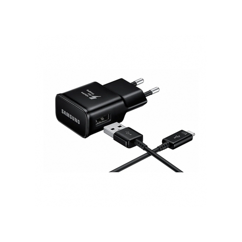 Samsung Usb-Adapter + Micro Usb-Kabel Svart Bulk - Ep-Ta200ebe